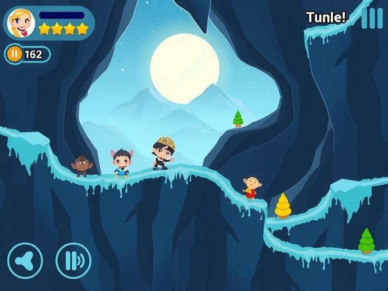 Bheem Icy Slide Adventure Characters