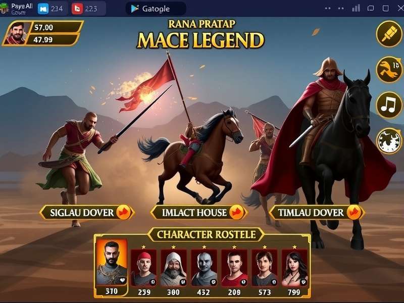 Character roster in Rana Pratap Mace Legend