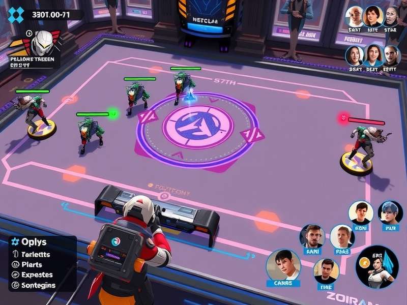 Overwatch Vendetta Showdown strategy map showing tactical positions
