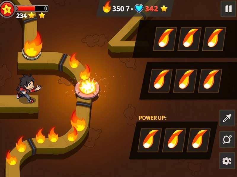 Chilli Thrill Master gameplay screenshot showing character navigating spicy obstacles