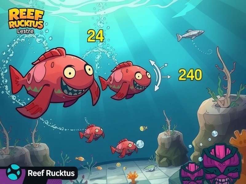 Reef Ruckus underwater gameplay scene