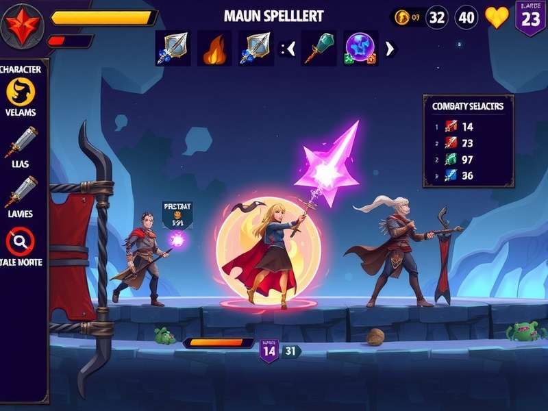 Mace Spellcaster Combat Gameplay