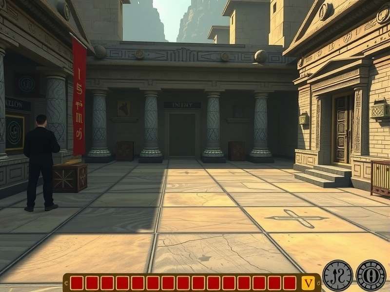 Mystic Mausoleum puzzle interface showing ancient symbols