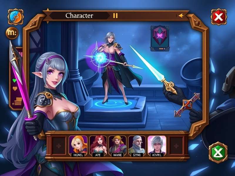 Mace Spellcaster Character Selection