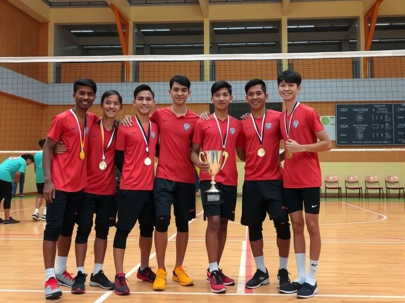 Goa Junior Volley Strikers alumni players in action at higher levels