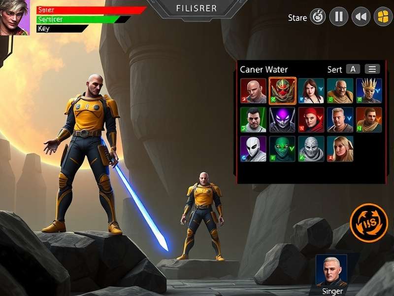 Ginger Sentinel Supreme character selection screen