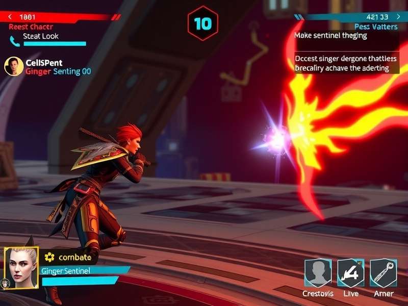 Ginger Sentinel Supreme combat interface