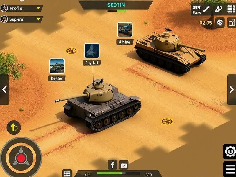 Desi Tank Fury strategy map showing tactical positions