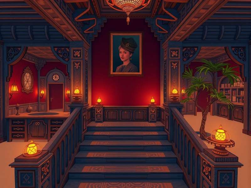Mystical Dwelling VR gameplay screenshot showing immersive environment