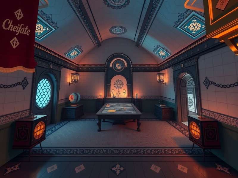 Mystical Dwelling VR architectural details and design elements