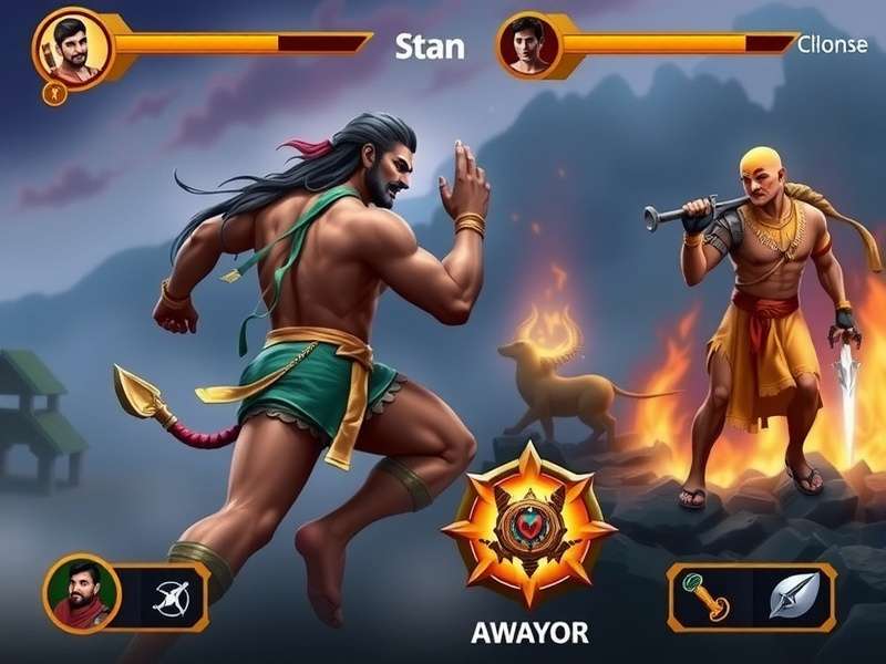 Kamakhya Warriors gameplay screenshot showing character combat