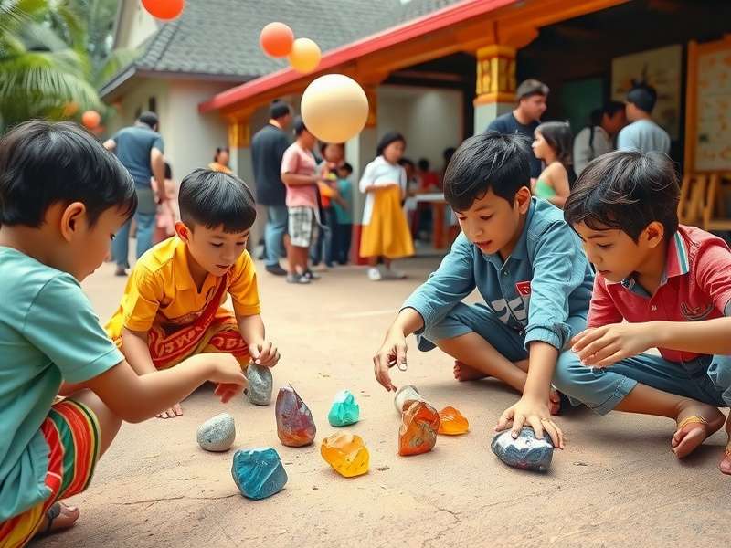 Precious Stone Sprint in cultural festivals