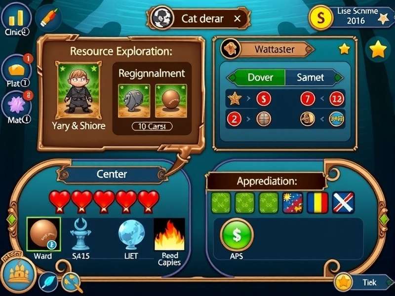 Underwater Odyssey King gameplay screenshot showing character exploration