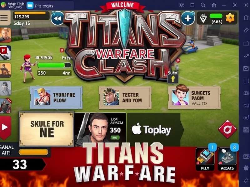 Titans Warfare Clash Game Interface