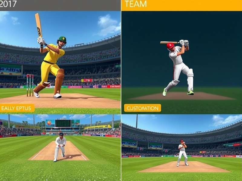 Cricket Legend Ind customization options showing team creation