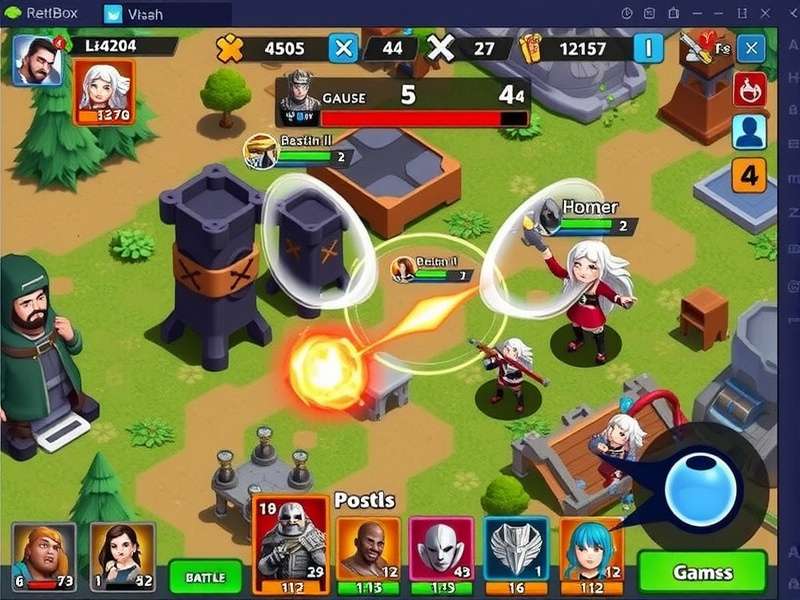 Titans Warfare Clash Battle Scene