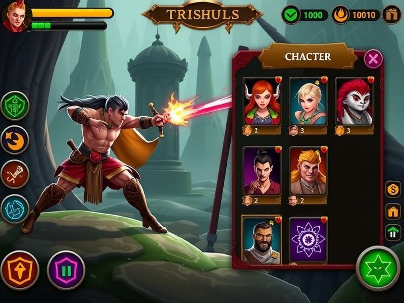 Trishul Heroic Expedition gameplay screenshot showing character combat