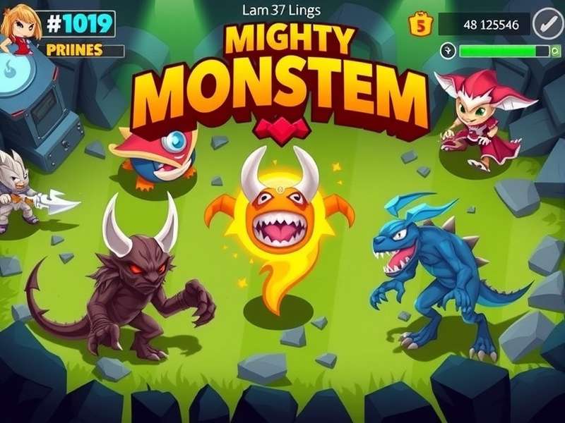 Different monster types in Mighty Monster Mayhem