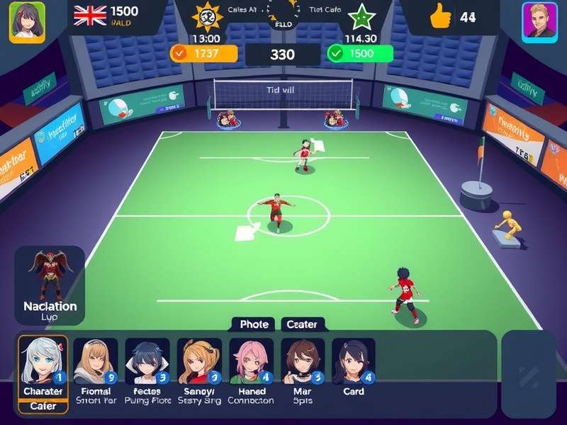 Volley Sprint Heroes character selection screen