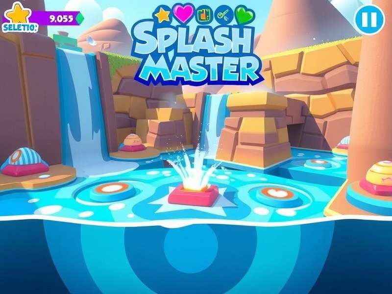 Splash Master level design showing water puzzles and obstacles