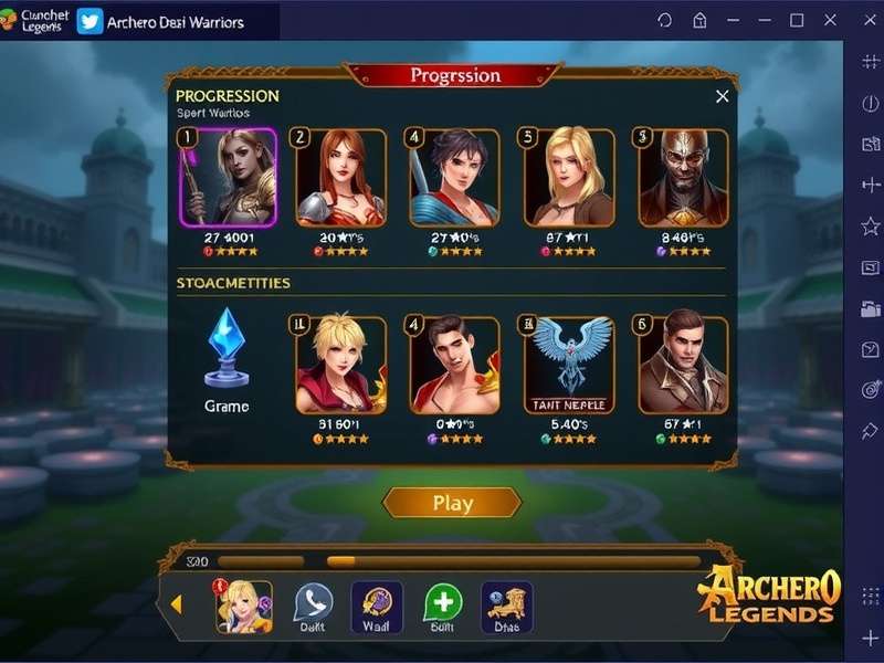 Archero Legends Desi Warriors character selection