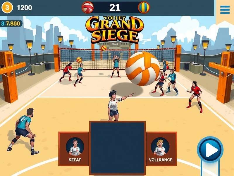 Advanced volleyball strategies diagram for Volley Grand Siege