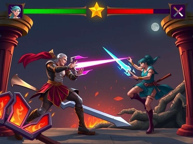 Mace Champion Glory gameplay screenshot showing intense combat