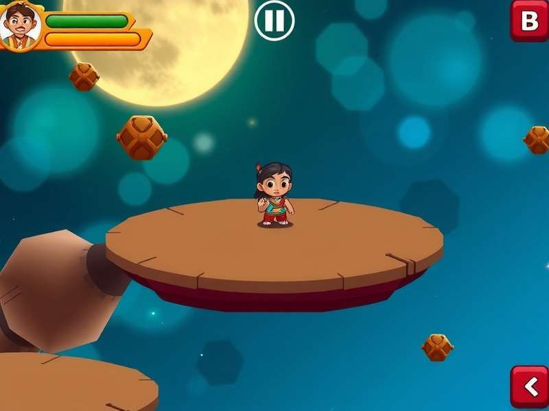 Chhota Bheem Galaxy Quest gameplay screenshot showing space adventure