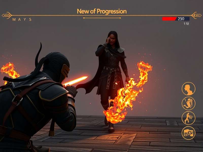 Mace Warrior Supreme gameplay screenshot showing combat