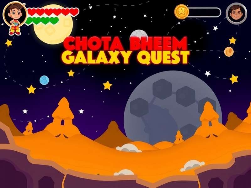 Chhota Bheem Galaxy Quest boss battle scene