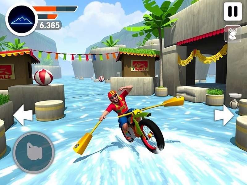 Ganges Rapids Rider Gameplay Screenshot