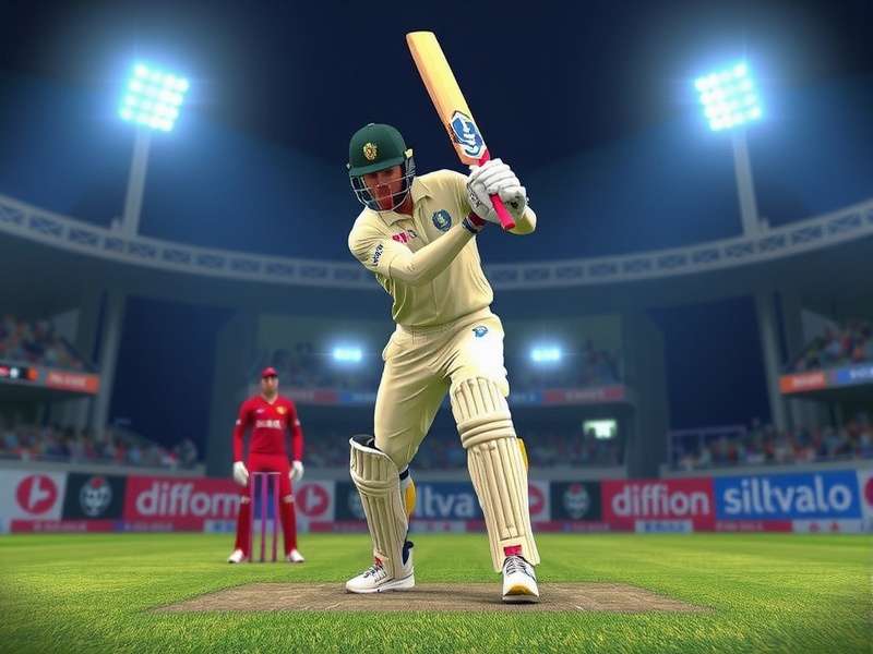 Real Cricket 25 Gameplay Screenshot on Mobile