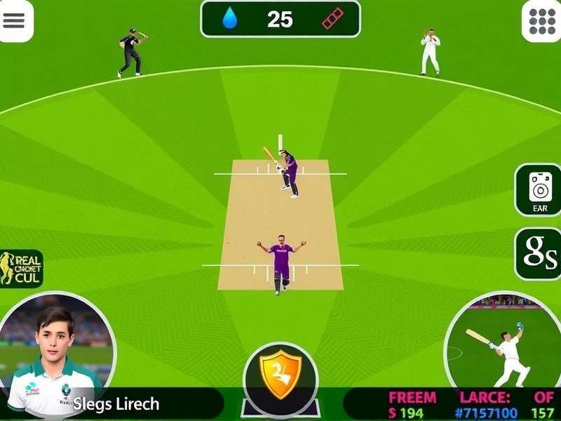 Real Cricket 26 Mobile Gameplay Screenshot