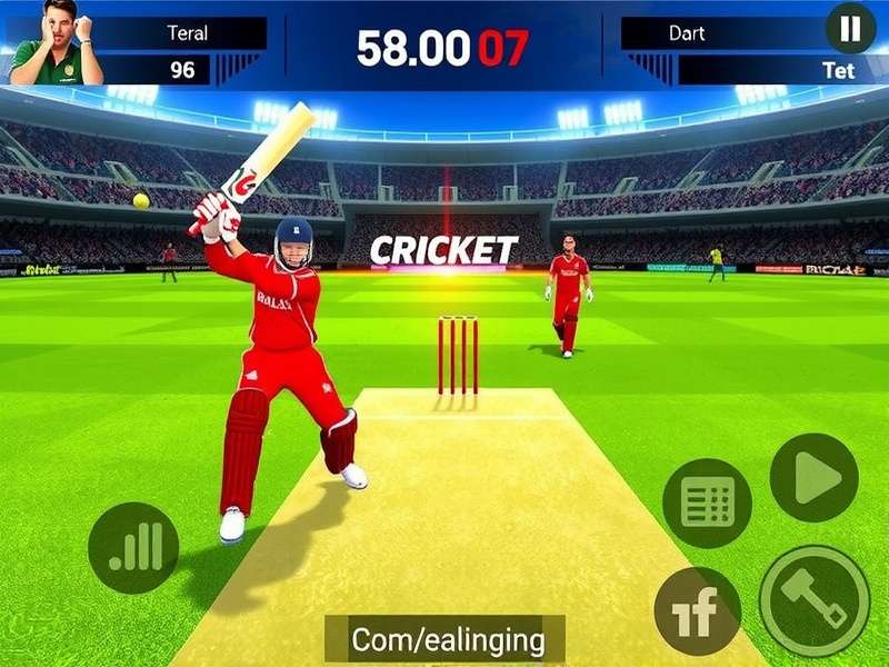 Real Cricket Swipe Mod Apk gameplay screenshot showing unlocked teams and stadiums