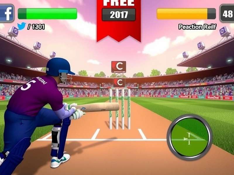 Real Cricket Swipe Auction gameplay screenshot