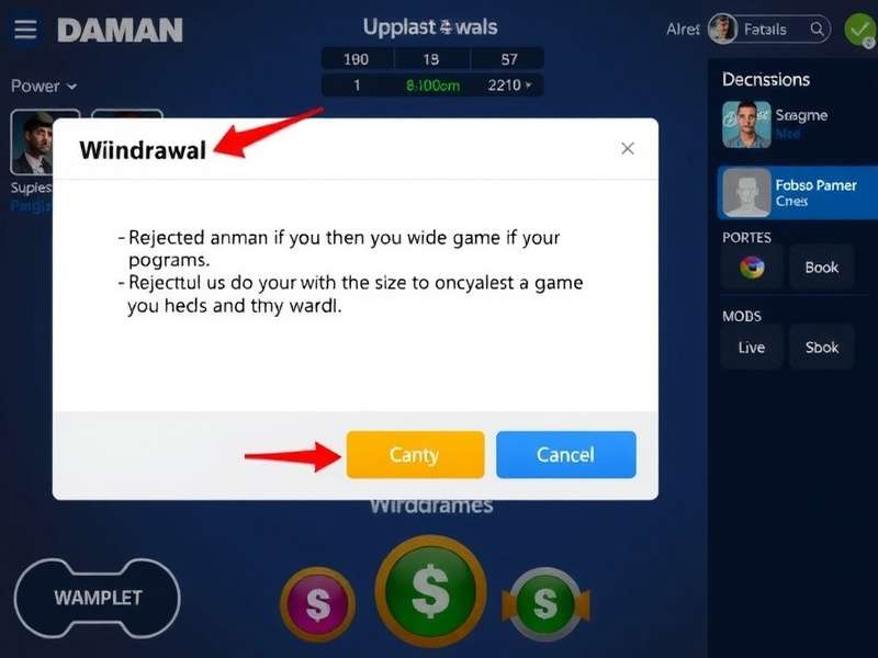 Daman Game withdrawal rejected problem solution guide