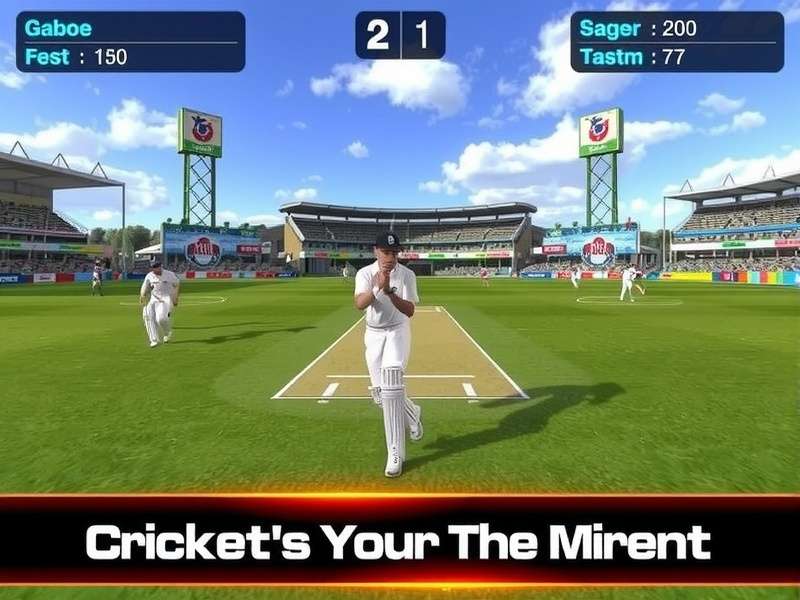 Real Cricket 24 Gameplay on Windows 7 PC