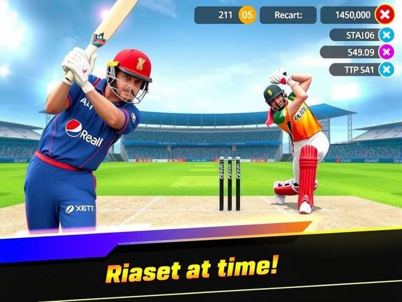 Real Cricket 24 Career Mode interface showing player stats and contract offers
