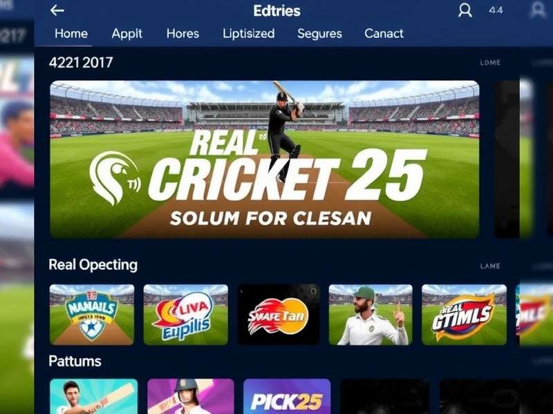 Real Cricket 25 Mobile Gameplay Preview