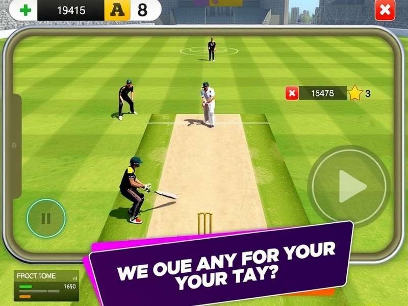 Real Cricket 24 gameplay on PC without emulator