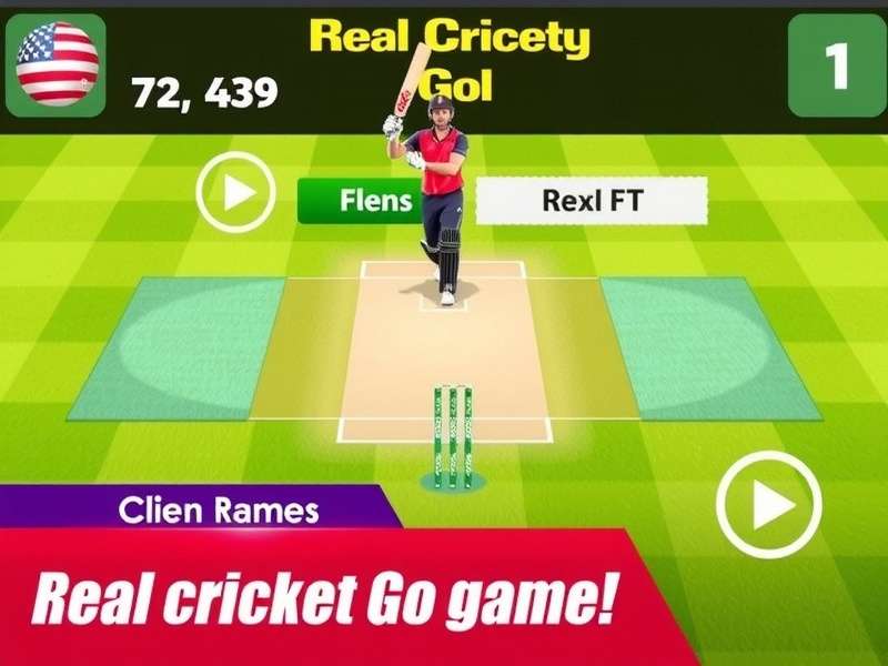 Real Cricket Go Game fielding setup and strategy screen
