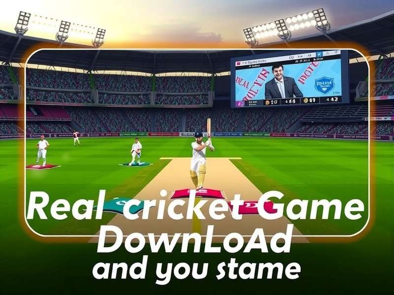 Real Cricket 24 Gameplay Screenshot on Mobile