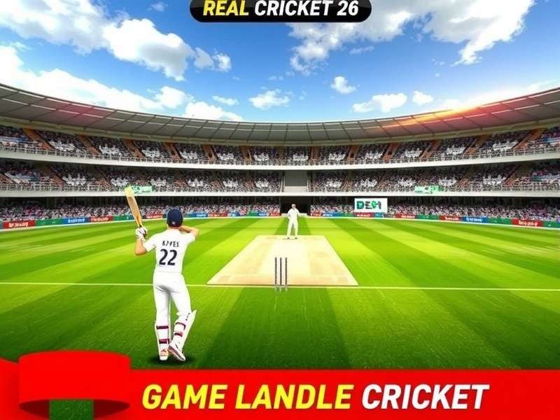 Real Cricket 26 V3 Gameplay Screenshot on Mobile