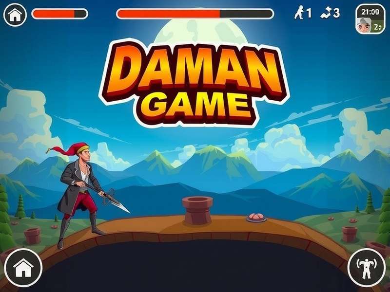 Online Daman Game dashboard showing live matches, leaderboard, and rewards interface