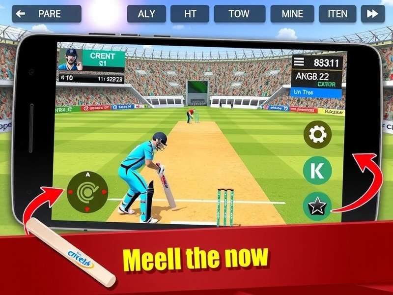 Real Cricket 24 Download Apk – Hero Image showing gameplay and Daman community