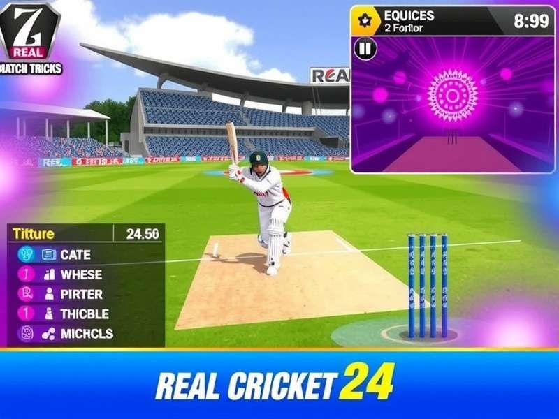 Real Cricket 24 Test match bowling techniques — swing, seam and spin tricks for wicket-taking