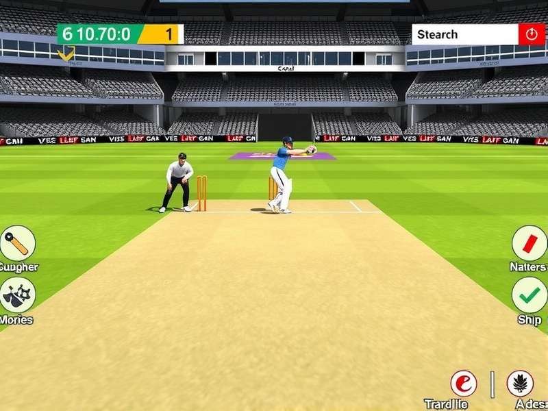 Real Cricket 25 batting heatmap – shot placement guide for boundaries and sixes
